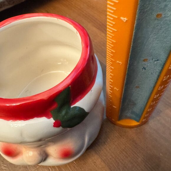 Vintage Santa Clause Planter, Ceramic 3D container - Picture 8 of 9